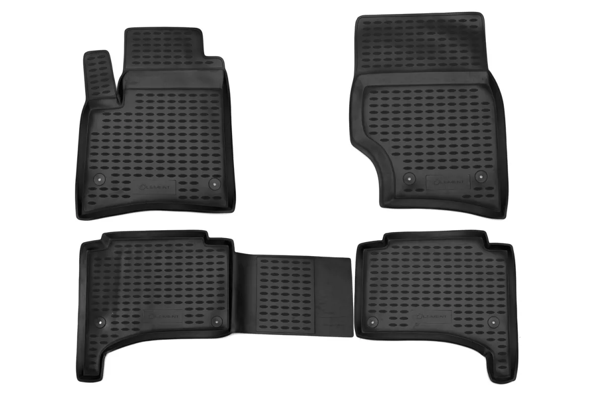 Tipske patosnice Novline gumene VW Touareg I 2002-2010, 4 pcs. - PROSET VTT doo