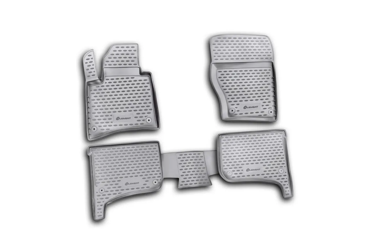 Tipske patosnice Novline gumene VW Touareg II 2010-2015, 2015-03/2018, 4 pcs. - PROSET VTT doo
