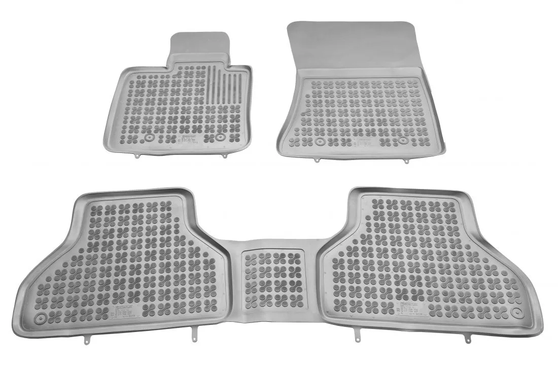 Tipske patosnice Rezaw-Plast gumene BMW X5 E70 / X6 E71 (2007+) - Kadice Sive - PROSET VTT doo