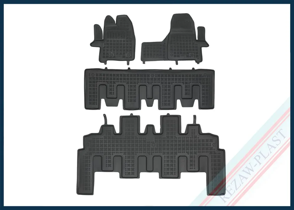 Tipske patosnice Rezaw-Plast gumene Ford TOURNEO CUSTOM 2017 - 2023 - PROSET VTT doo