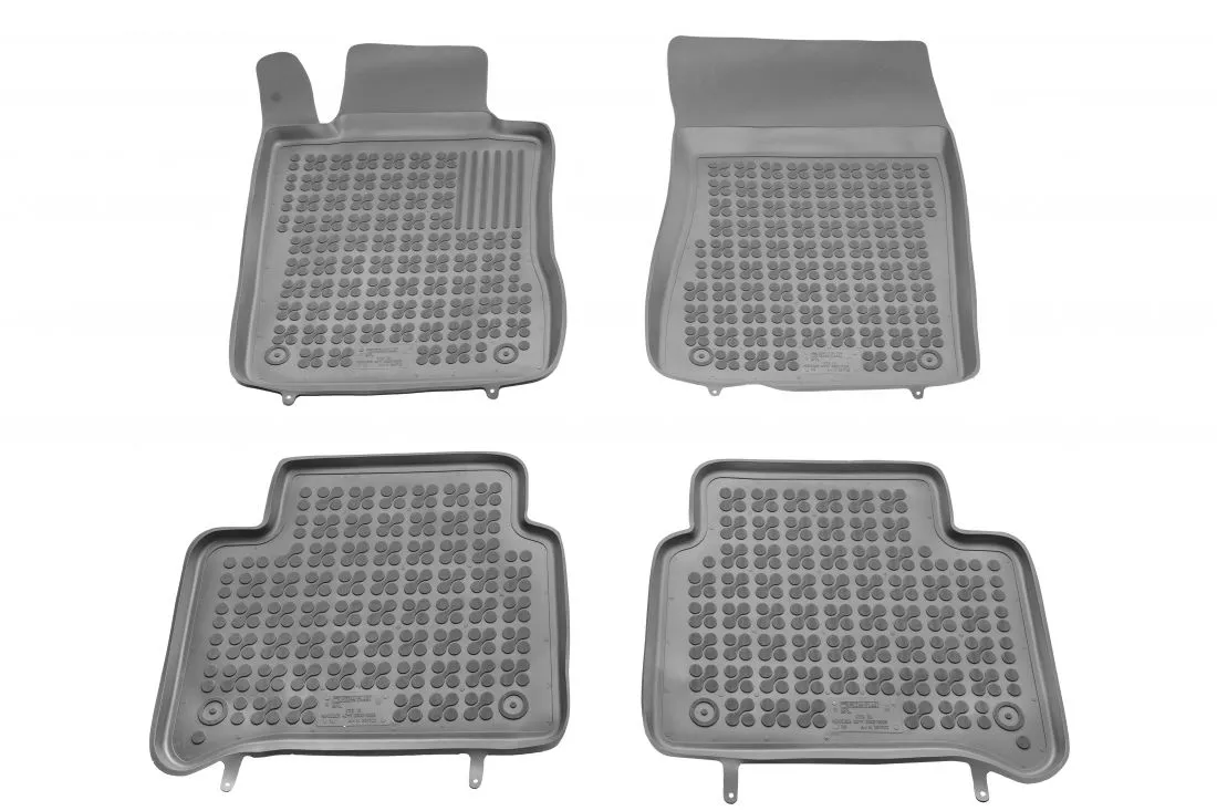 Tipske patosnice Rezaw-Plast gumene MERCEDES - BENZ E klasa W211 / CLS W219 (2002-2010) kadice sive - PROSET VTT doo