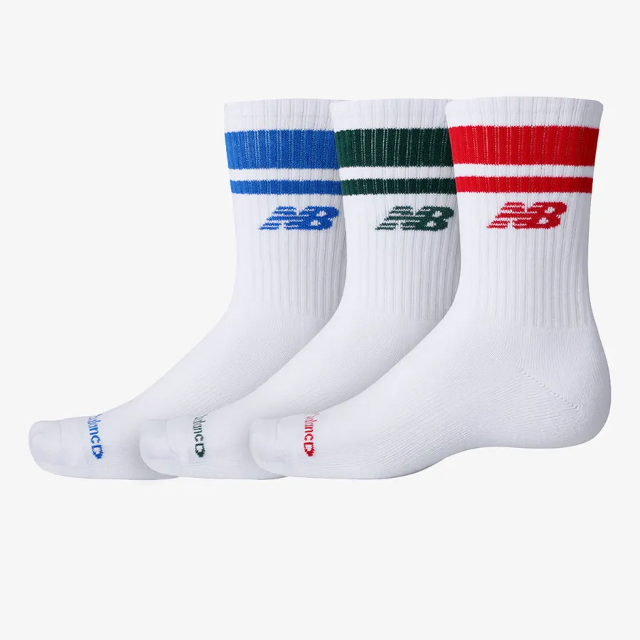 NEW BALANCE Čarape Everyday Stripe Midcalf 3 Pack