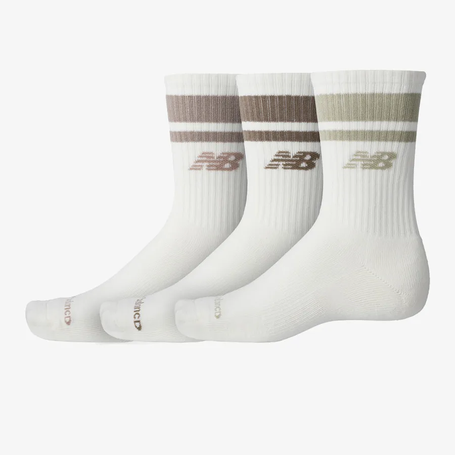 NEW BALANCE Čarape Everyday Stripe Midcalf 3 Pack