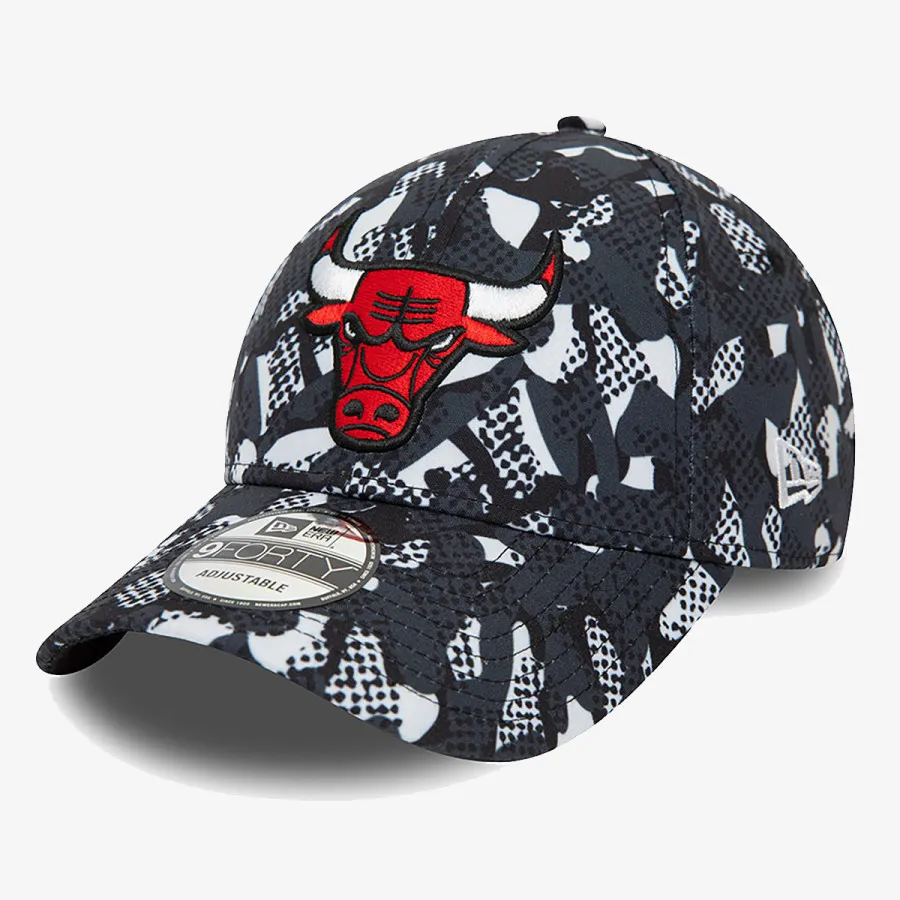 NEW ERA Kačket SEASONAL PRINT 9FORTY CHIBUL  BLKGRHFDR