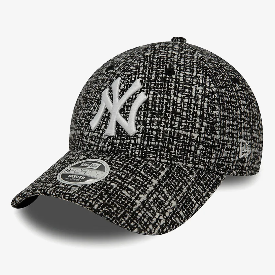 NEW ERA Kačket WMNS SUMMER TWEED NEYYAN  BLKWHI