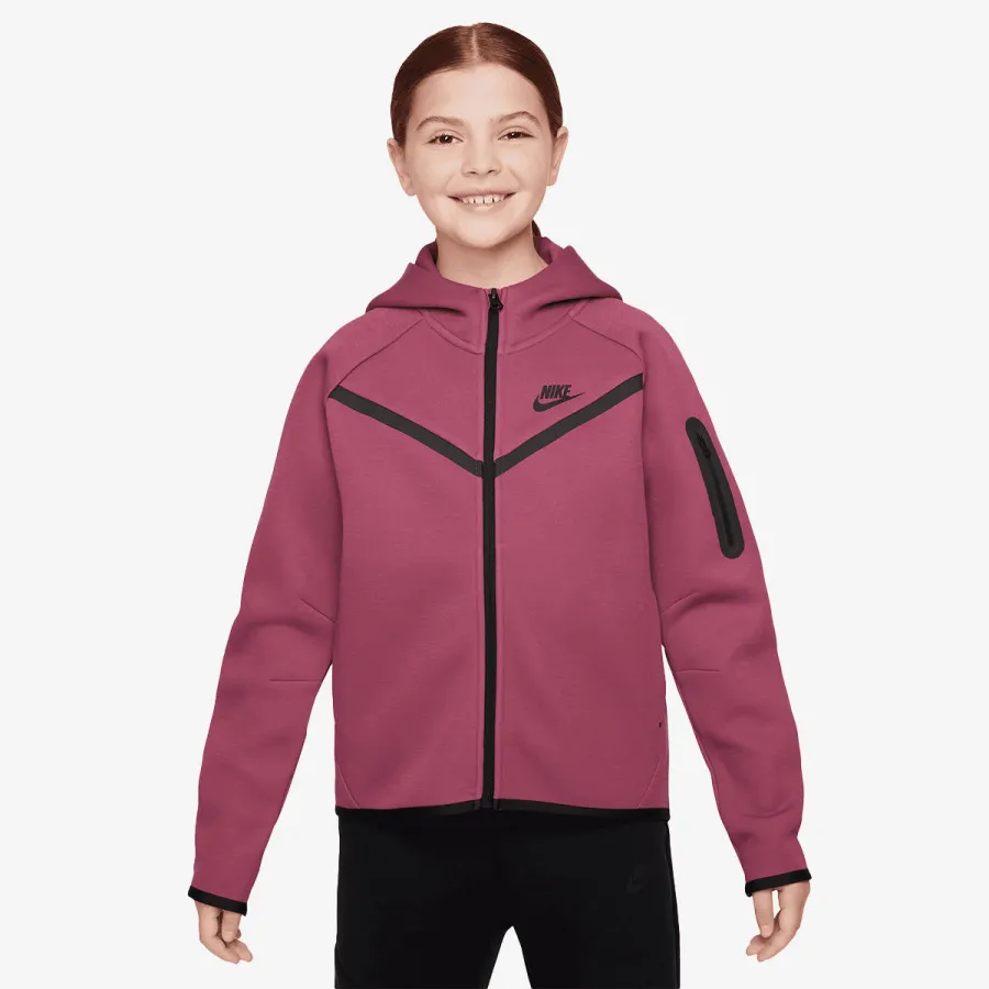 NIKE Dukserica G NSW TCH FLC HD FZ LS - PD