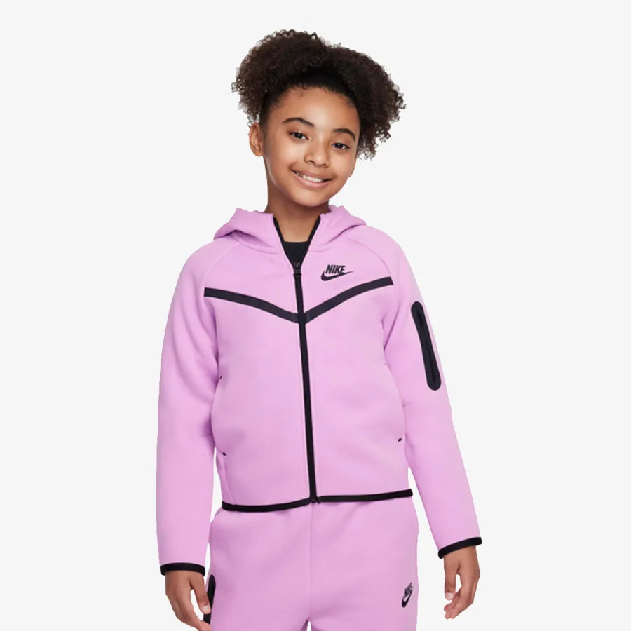 NIKE Dukserica G NSW TCH FLC HD FZ LS - PD