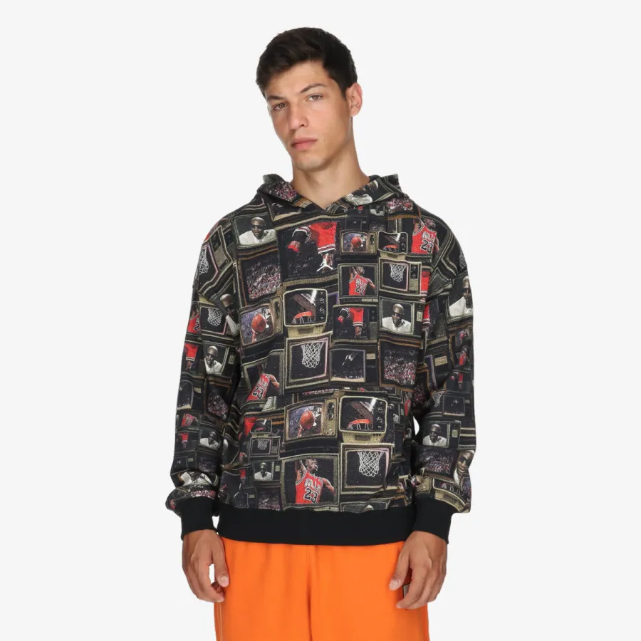 NIKE Dukserica M J BRK AOP FLC PO LB