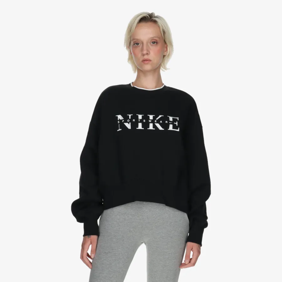 NIKE Dukserica W NSW PHNX FLC CREW GLS