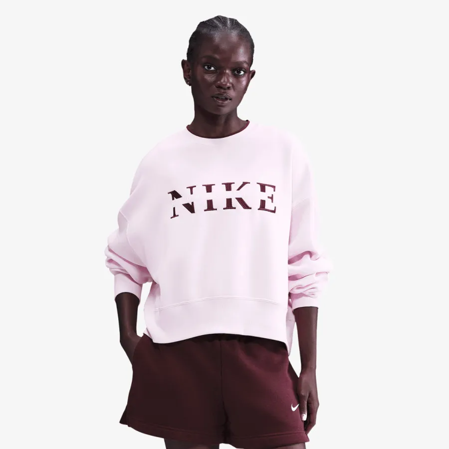 NIKE Dukserica W NSW PHNX FLC CREW GLS