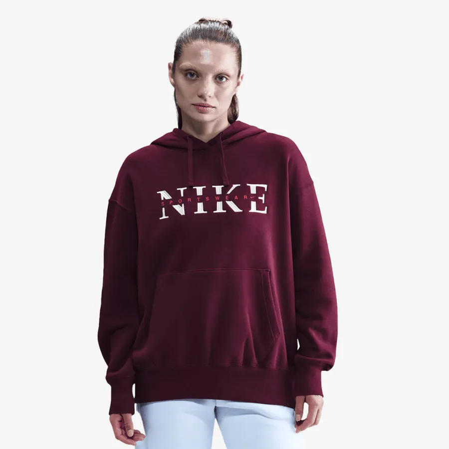NIKE Dukserica W NSW PHNX FLC PO HOOD GLS