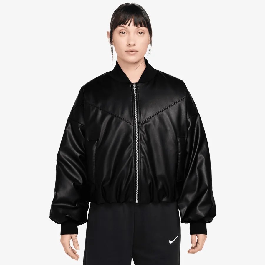 NIKE Jakna W NK TF PLEATHER BOMBER JKT