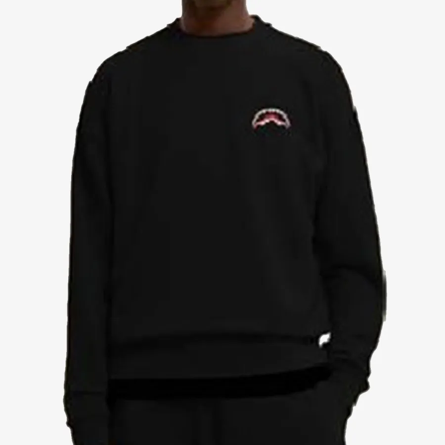 SPRAYGROUND Dukserica BLOCK PARTY CREWNECK BLK