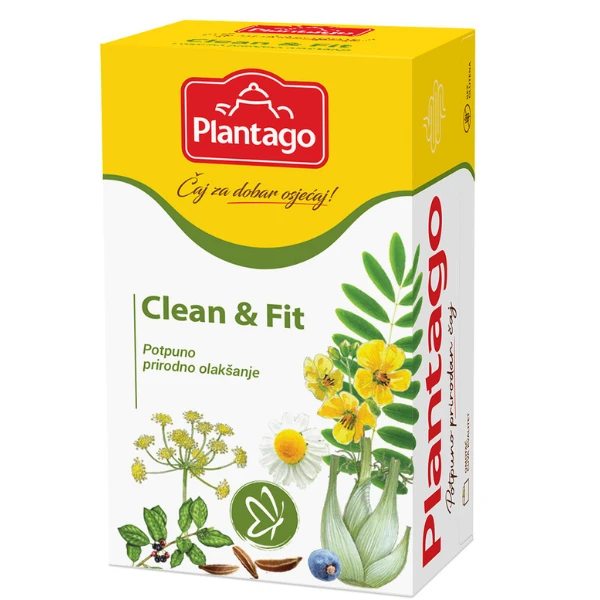 Čaj Plantago Clean & Fit 36g 20 filter kesica  x 1.8gr