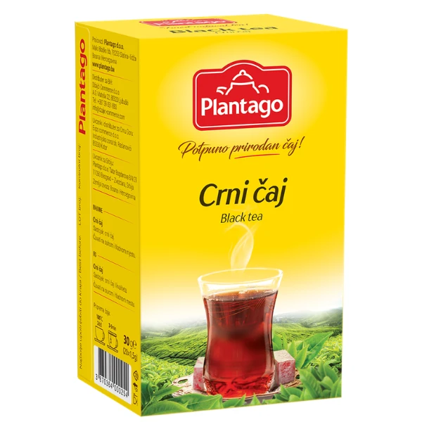 Čaj Plantago Crni 30g 20 filter kesica  x 1.5gr