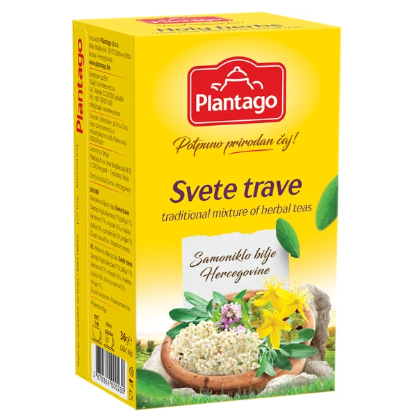 Čaj Plantago Svete Trave 36g 20 filter kesica  x 1.8gr