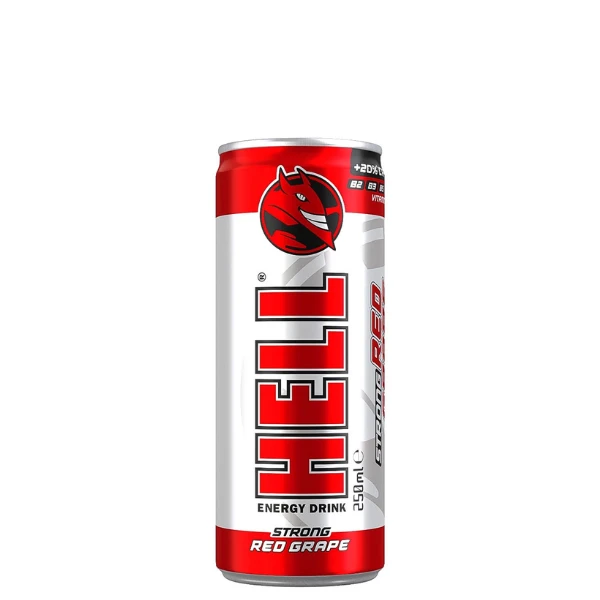 Hell Energetsko Piće Red Grape 0,25l limenka 24 x 0.25L