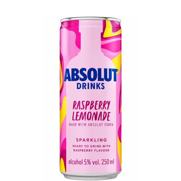 Koktel Absolut Raspberry Lemonade 0,25l