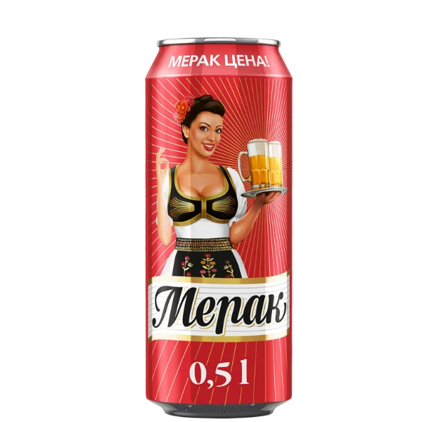 Pivo Merak 0,5l limenka 24 X 0.5L