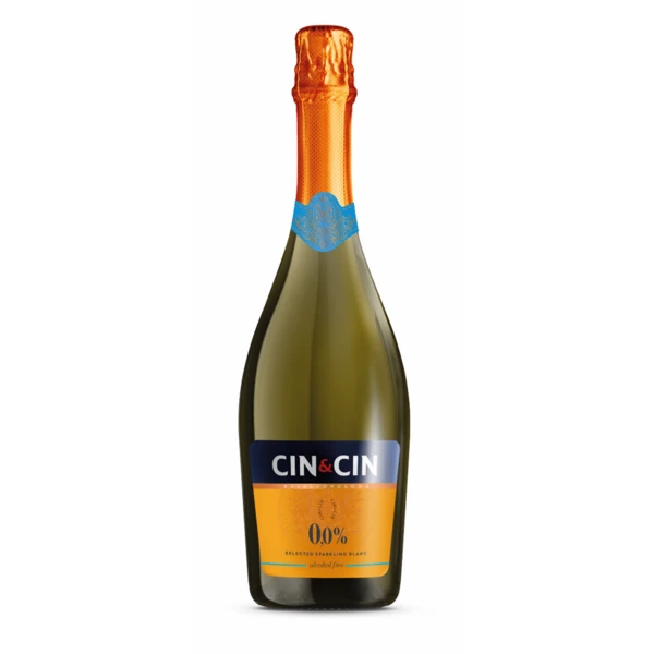 Prosecco Cin&amp;Cin Sparkling Blanc bezalkoholno penušavo vino 0,0% 0,75l 6 x 0.75L