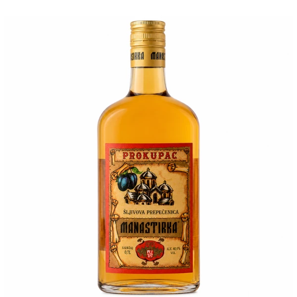 Rakija Prokupac Manastirka Šljivova Preprečenica  0,5L