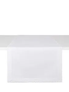 NADSTOLNJAK PAMUČNI BELI 140X40 CM