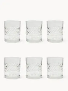 SET OD 6 STAKLENIH ČAŠA BEVERLY H9CM