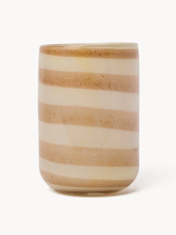STAKLENA VAZA RUČNI RAD H23CM