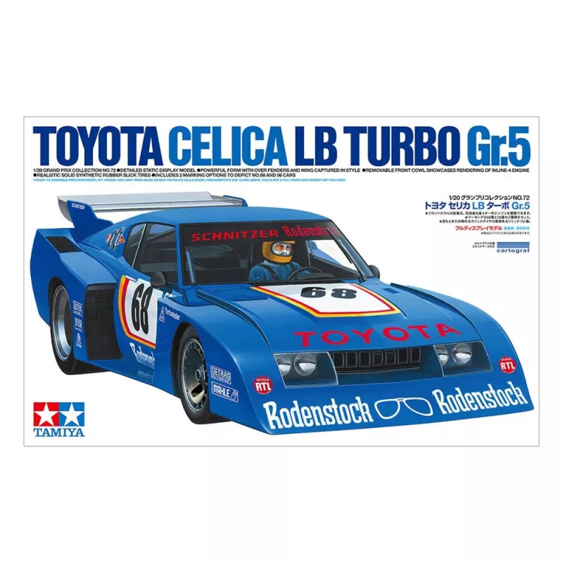 1:20 Toyota Celica LB Turbo Gr.5