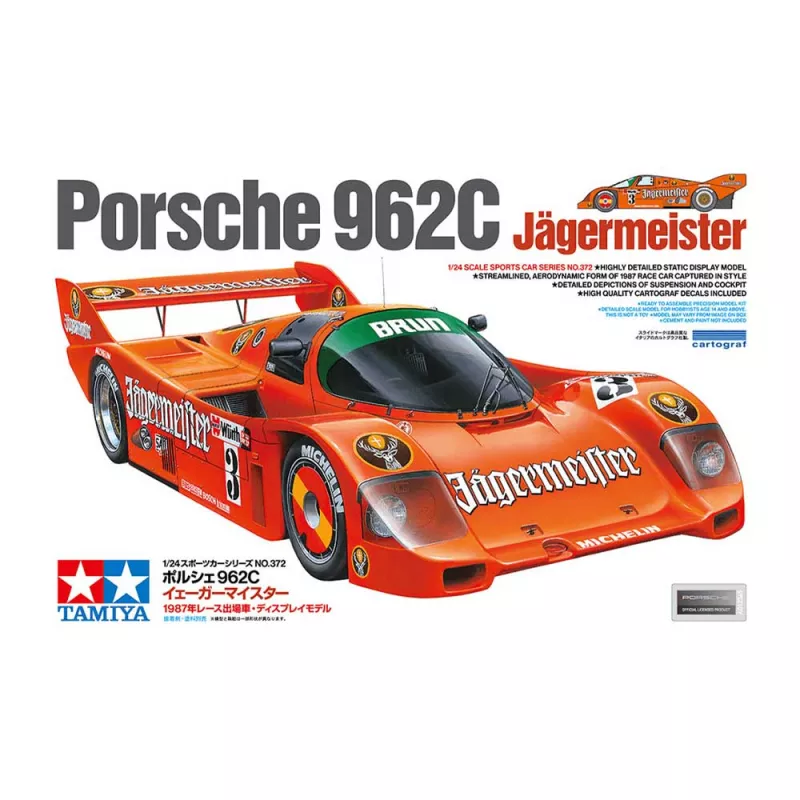 1:24 Porsche 962C Jägermeister