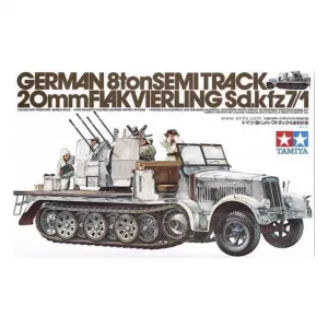 1:35 Ger. Halftr. w/4-Bar.AA Gun