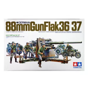 1:35 German Flak Gun 88mm w/ Motorcycle