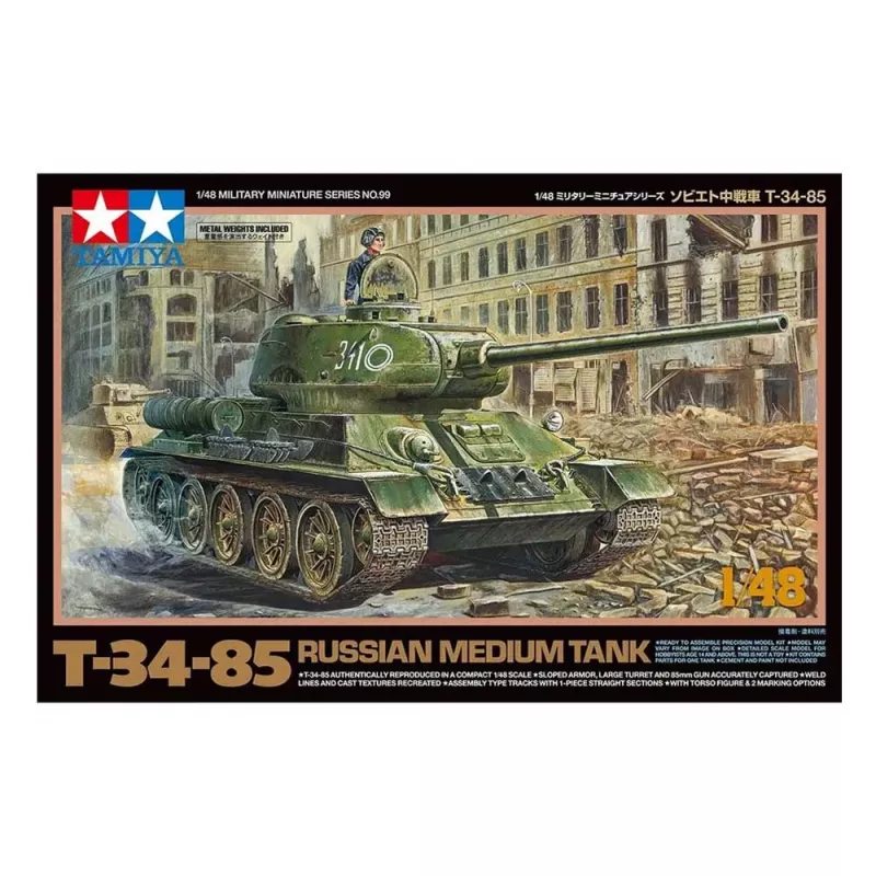 1:48 Rus. Mit. Pz. T-34/85