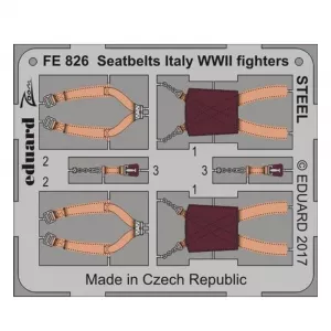 1:48 Seatbelts Italy WWII fighters - Steel