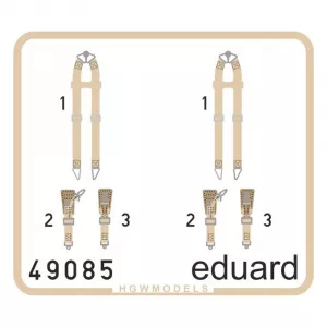 1:48 Seatbelts Luftwaffe WWII Bombers - Superfabric