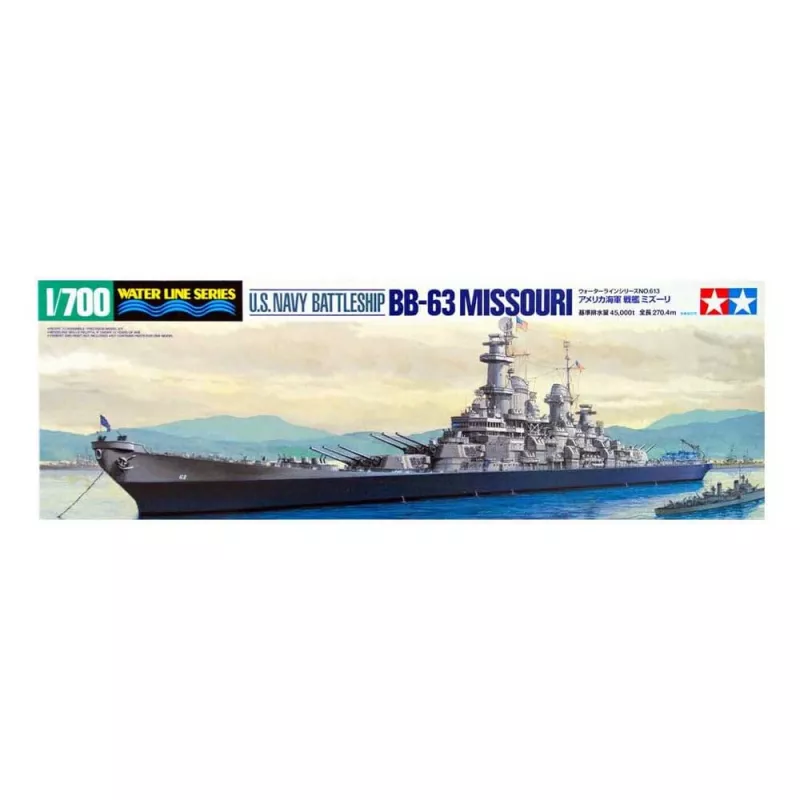 1:700 US Missouri Battleship WL