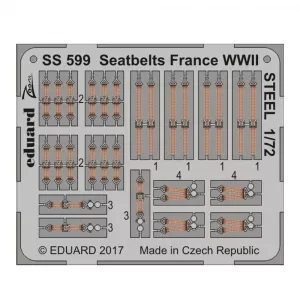 1:72 Seatbelts France WWII - Steel