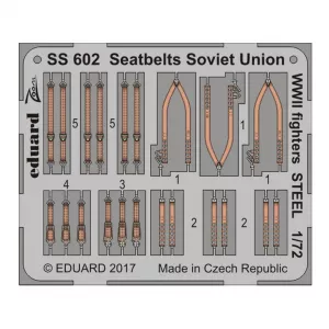 1:72 Seatbelts Soviet Union WWII Fighters - Steel