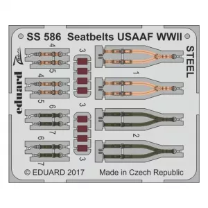 1:72 Seatbelts USAAF WWII - Steel