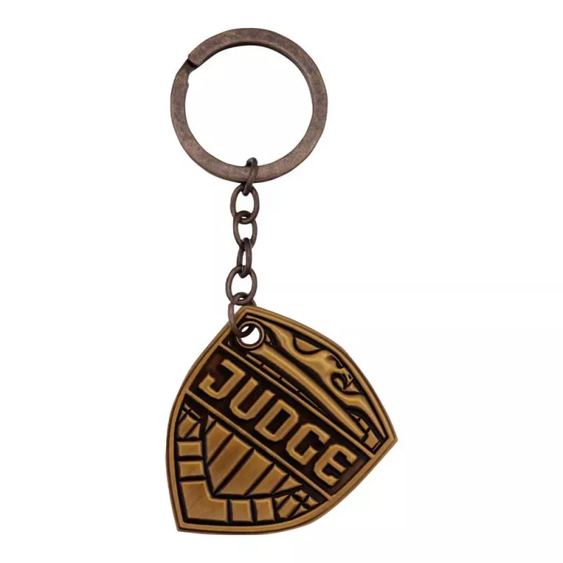 2000 AD Judge Dredd Badge Keyring