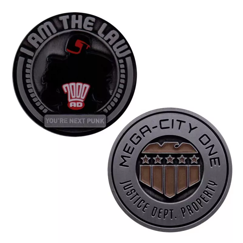 2000 AD Judge Dredd Mega-City One Coin
