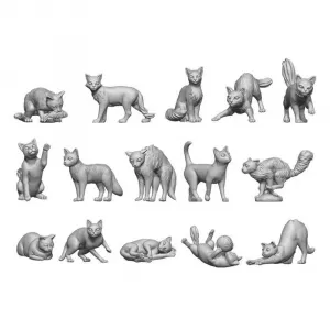 3D Printed - Animales - Cats
