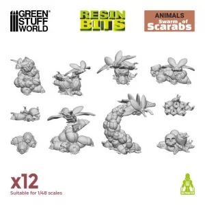 3D Printed - Animales - SWARM OF SCARABS