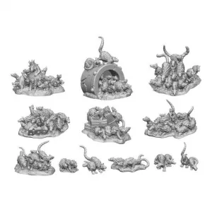 3D Printed - Animals - SWARM OF RATS