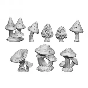 3D Printed - Plants - WILD MUSHROOMS XL
