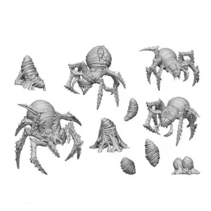 3D Printed - Wargames Miniatures- MONSTER SPIDERS