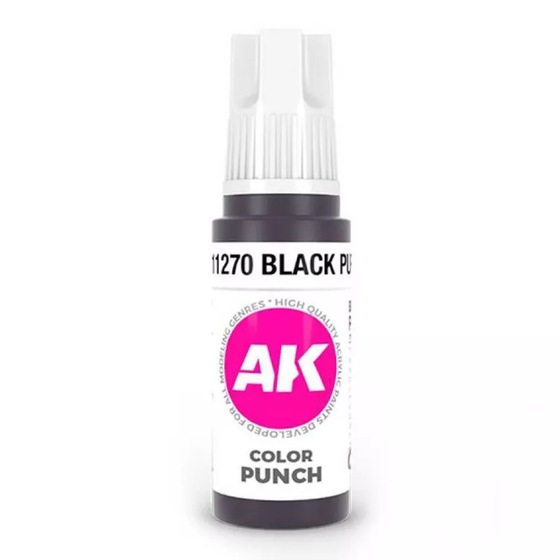 3GEN Acrylic Black Puprple COLOR PUNCH 17 ml
