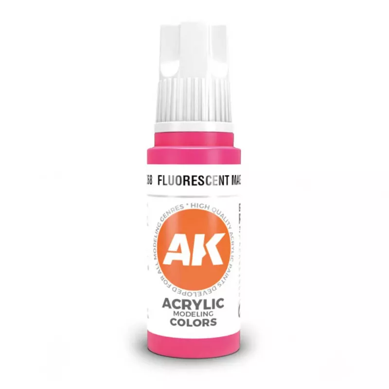 3GEN Acrylic Fluorescent Magenta 17ml