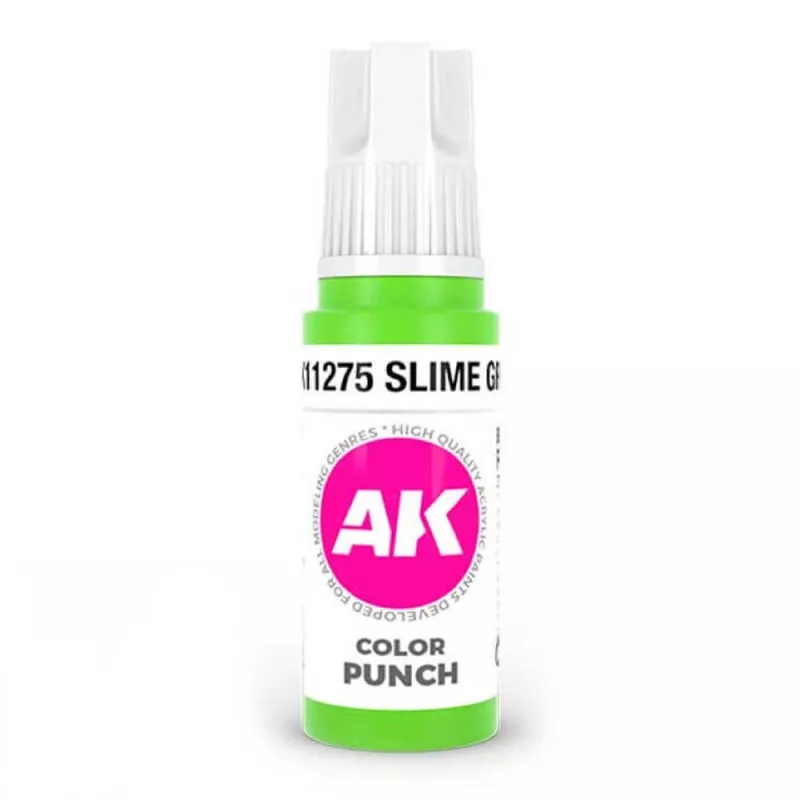 3GEN Acrylic Slime green COLOR PUNCH 17 ml