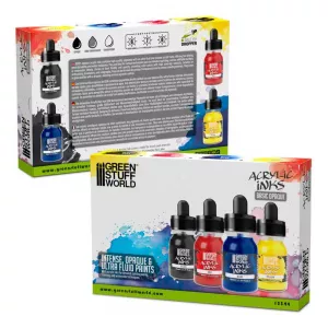 Acrylic Inks Set - Basic Opaque (x4)